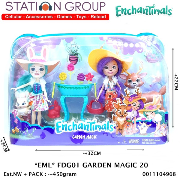 ENCHANTIMALS FDG01 GARDEN MAGIC 20-BONEKA MAINAN ANAK