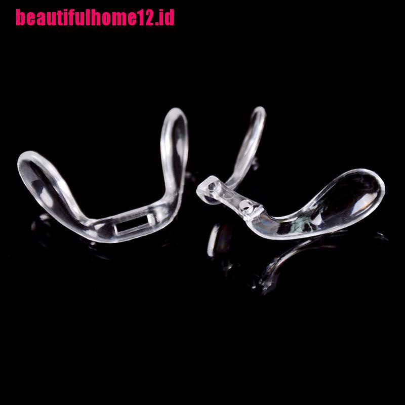 2pcs Bantalan Hidung Kacamata Bahan Plastik Pvc Anti Slip