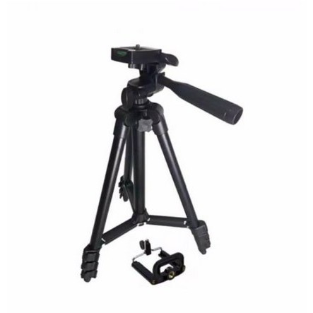 ITACC Tripod 3120 / 3210 FULL BLACK 1Meter + Holder U Universal Weifeng