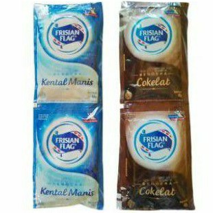 

SUSU BENDERA / FRISIAN FLAG KENTAL MANIS RENCENG / SACHET 40GR