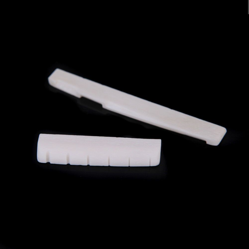 REBUY White/Black Nut Classica Bridge Pins Saddle Portable Plastic Guitar Accessories 6-String Guitar/Multicolor