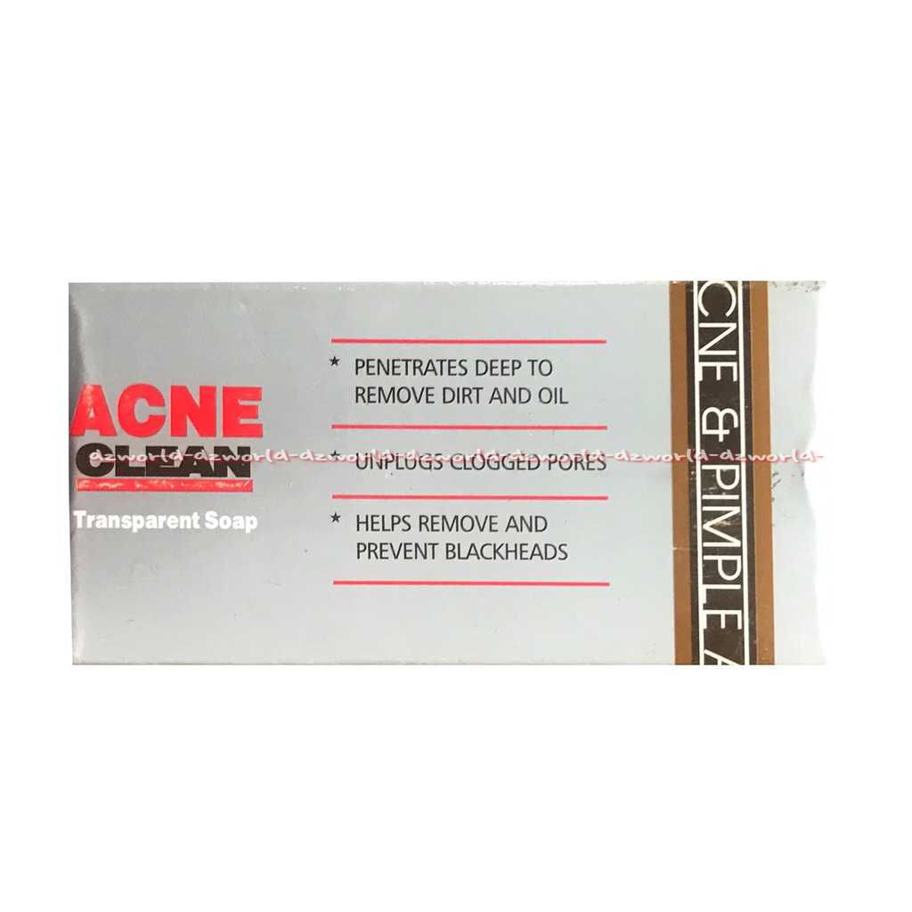 Acne Clean Transaparent Soap 125gr Sabun membersihkan kulit berjerawat