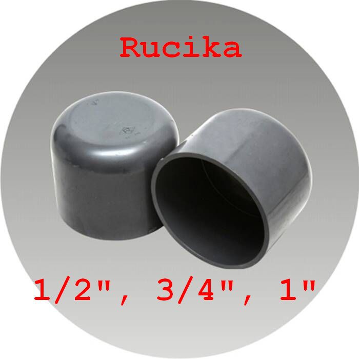 Dop, cap, tutup pipa pvc 1/2&quot;, 3/4&quot;, 1&quot; rucika