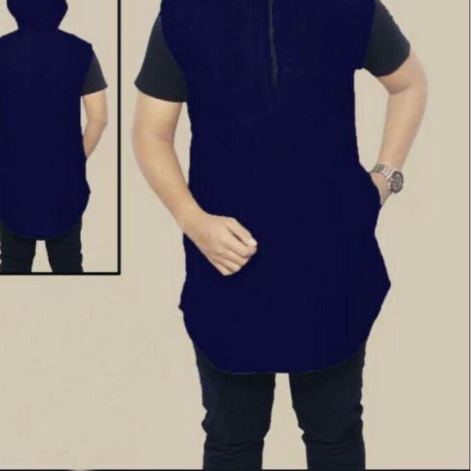 ↠ Jaket Rompi Sholat Pria Polos / Hoodie Muslim Pria / Jaket Sweater Muslim Pria /Jaket Sweater Pria