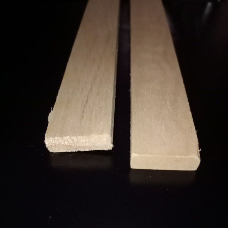 1PCS  Kayu balsa strip 8mm x 5cm kayu Lis untuk mesin DIY craft Kayu 8x50