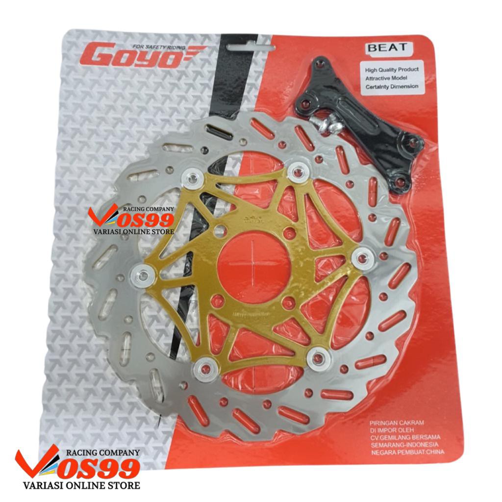 PIRINGAN CAKRAM VARIASI DEPAN LEBAR 260MM PLUS BREKET UNTUK MOTOR HONDA BEAT SCOOPY VARIO SPACY