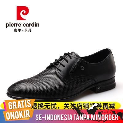 Sepatu Pria Import Kasual Pierre Cardin Original Bisnis Formal Sepatu Kulit Pria Pola Anyaman Oxford