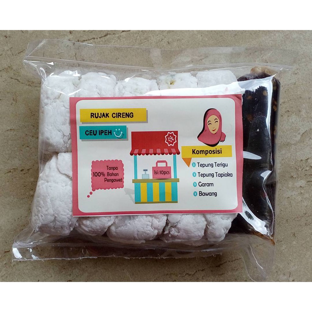 

Rujak Cireng Ceu Ipeh Rasa Pedas dan Original