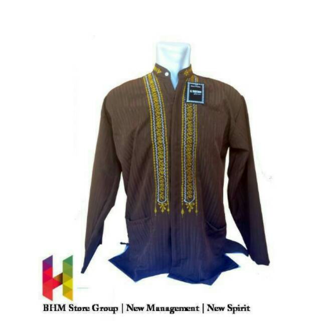 Baju koko dewasa al mubarok lengan panjang
