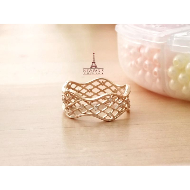 Cincin Lace Collection Sandra Dewi Gold 75.5 SNI - RI200281- 12