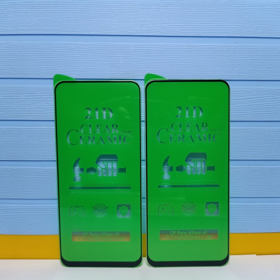 Tampered Glass TG Screen Protector Clear Ceramic 21D Oppo Reno 3 Pro