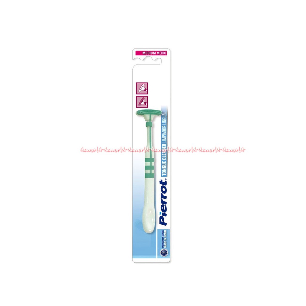 Pierrot Tongue Cleaner Pembersih Lidah Sikat Lidah Lembut Karet Rubber