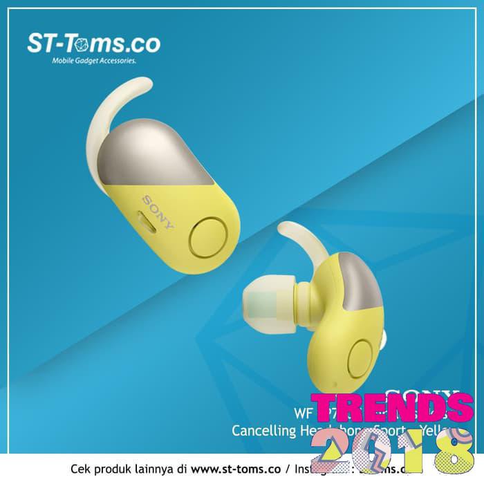 Sony WF SP700N SP 700N Wireless Noise Canceling Headphone Sport Yellow