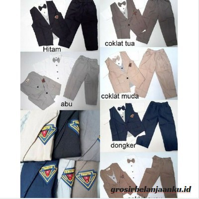 Baju Pesta tuxedo Anak Laki-laki - ukuran anak 1-5 tahun