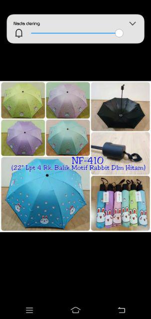 Payung Lipat 3 Motif Rabbit Lucu