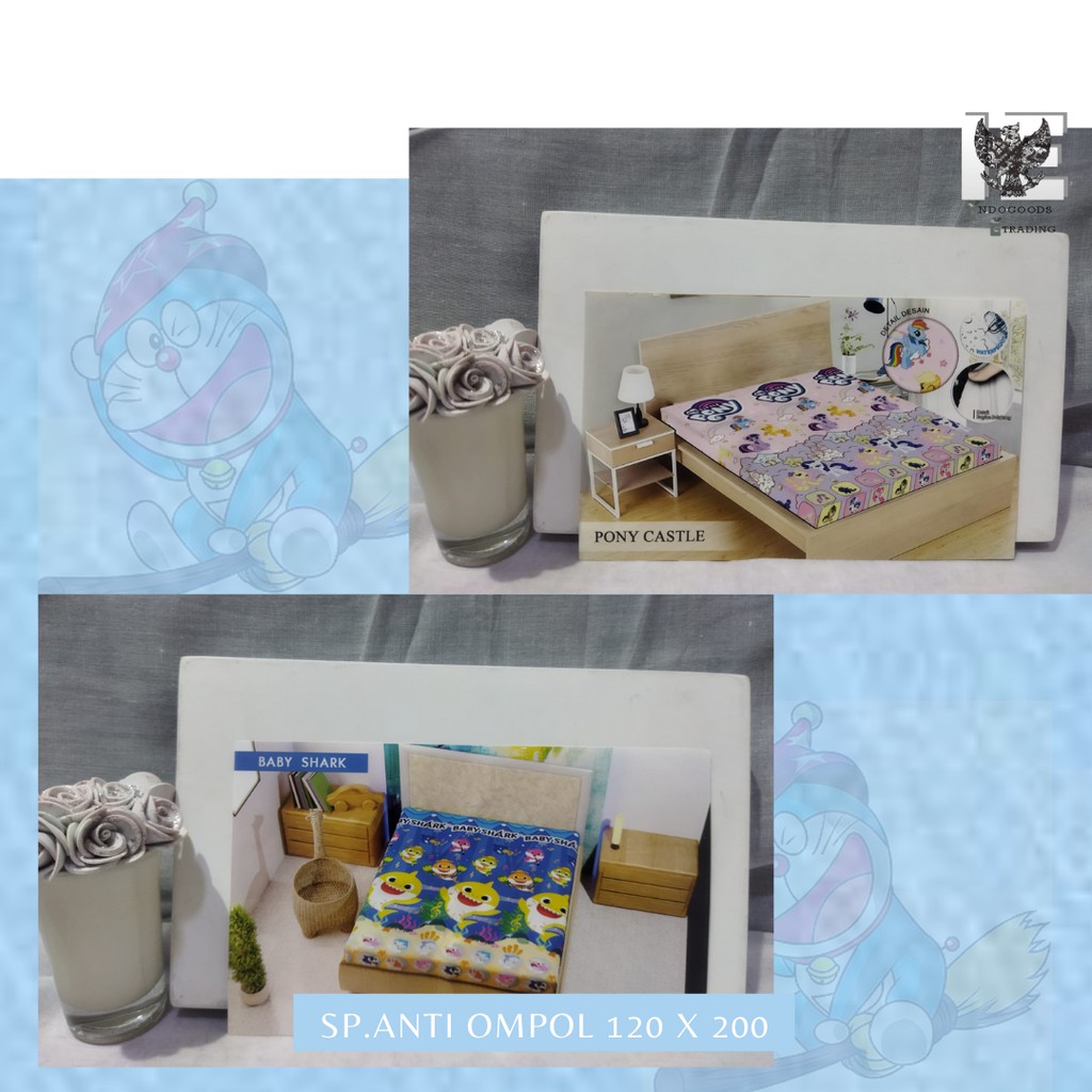 Sprei Anti Air Single 120x200  / Waterproof / Anti Ompol Single [GROSIR/ECER MURAH]-5