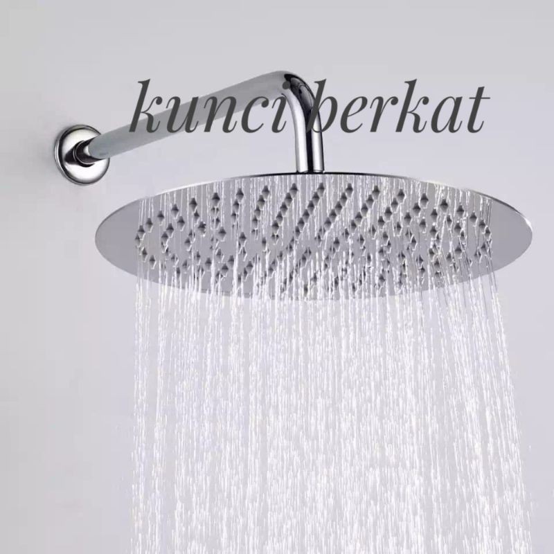 Rain Shower Bulat/Wall Shower/Head Sower 8 inchi