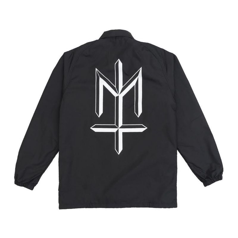 Jaket Coach Maternal disaster Draker Black Windbreakers