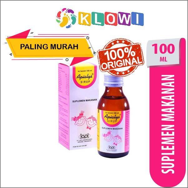 Apialys Sirup 100Ml Suplemen Anak Vitamin Anak Multivitamin