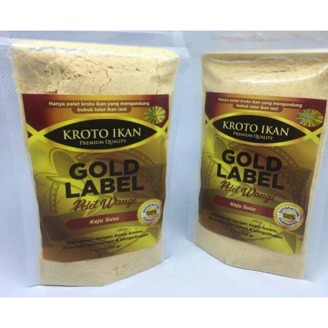 Pelet KEJU SUSU - Gold Label dr Kroto Ikan