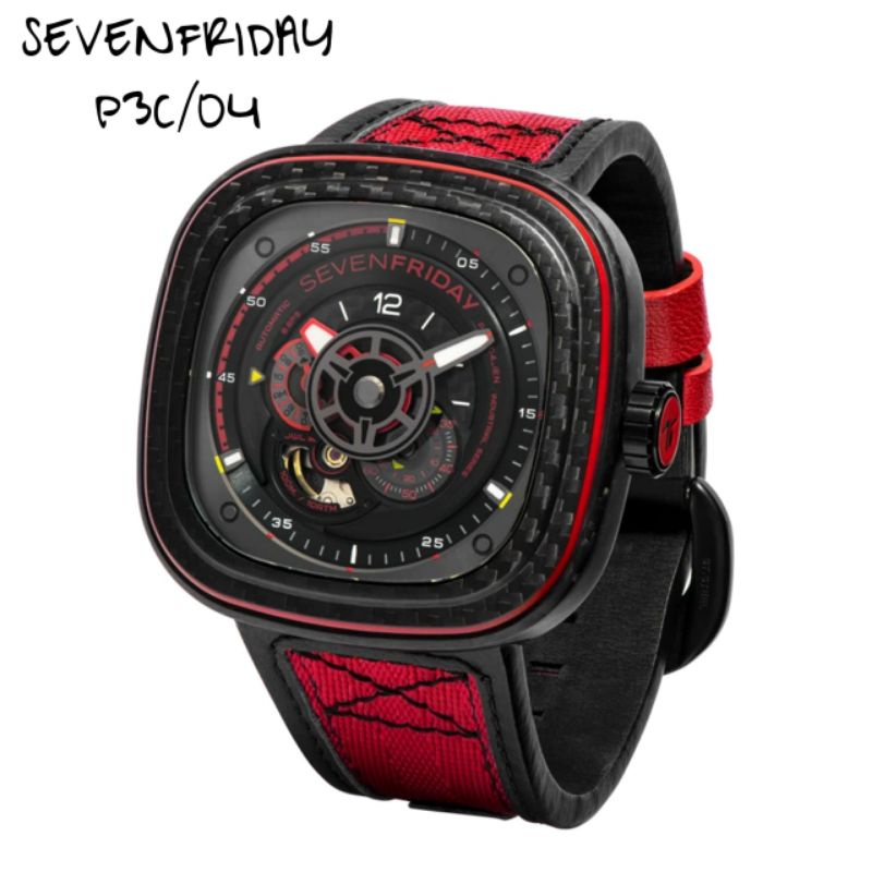 Jam tangan SEVENFRIDAYY SF P3C/04 automatic, mesin Miyota Japan, NFC aktif Fullset