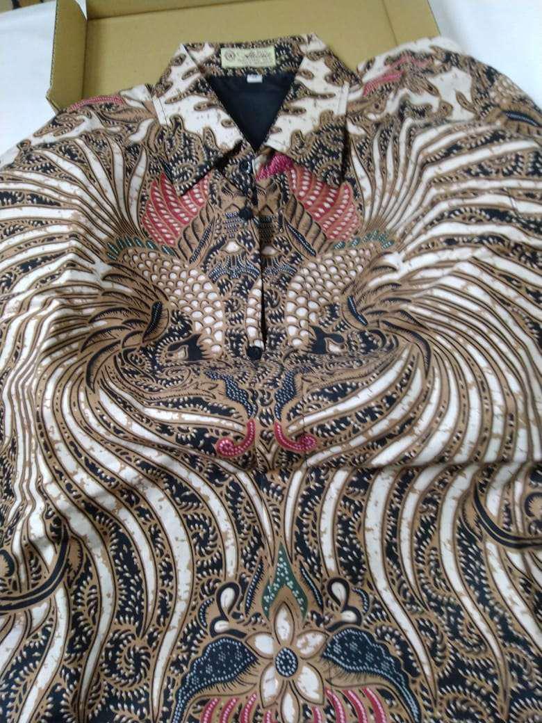 Batik Premium Aluna Slim Fit Lengan Panjang Exclusive Pria Premium Solo Alisan Prabu Modern Pwc 013