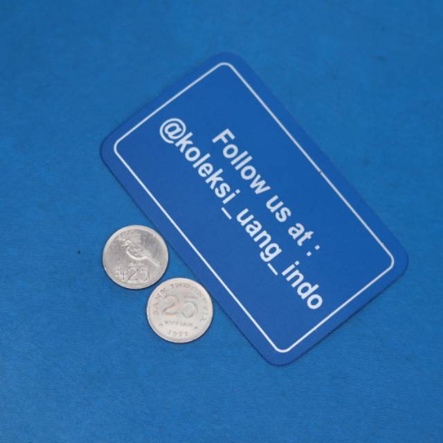 Koin 25 Rupiah Nikel 1971