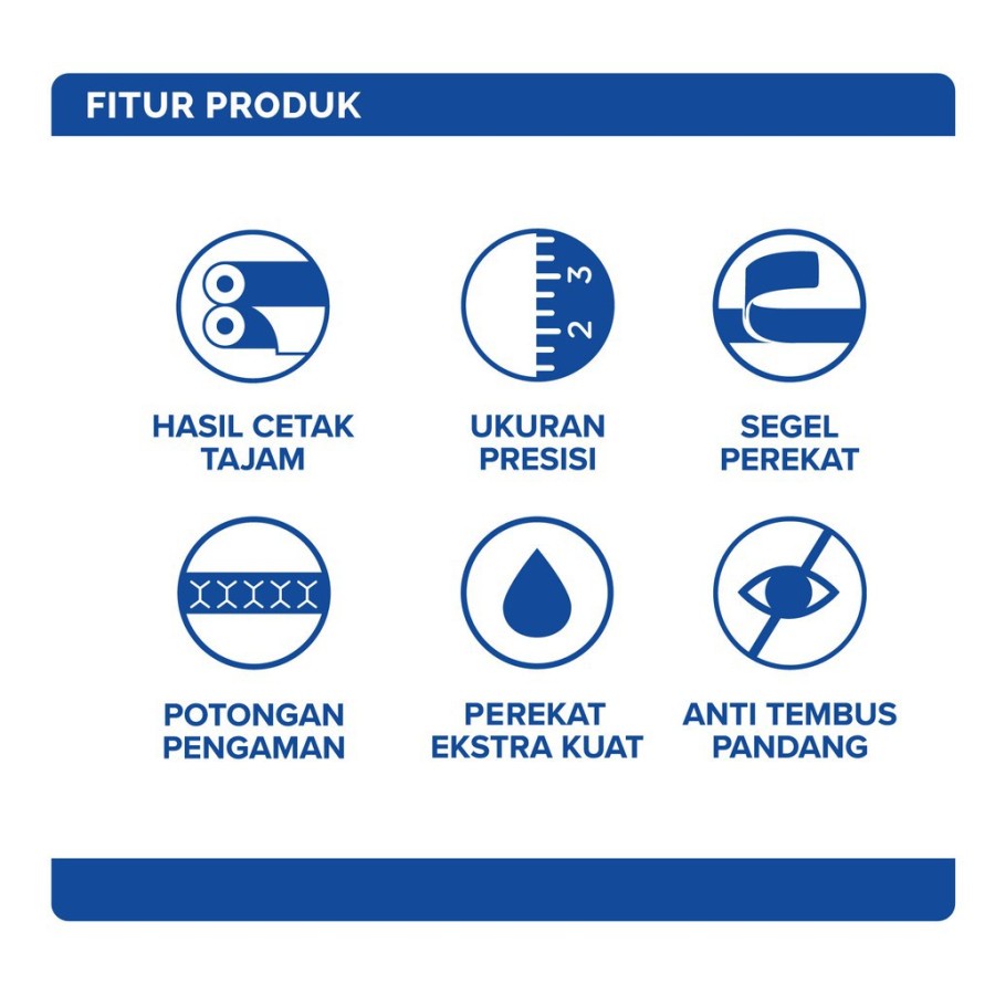 Amplop Putih PAPERLINE 90 Pps Plain - Putih