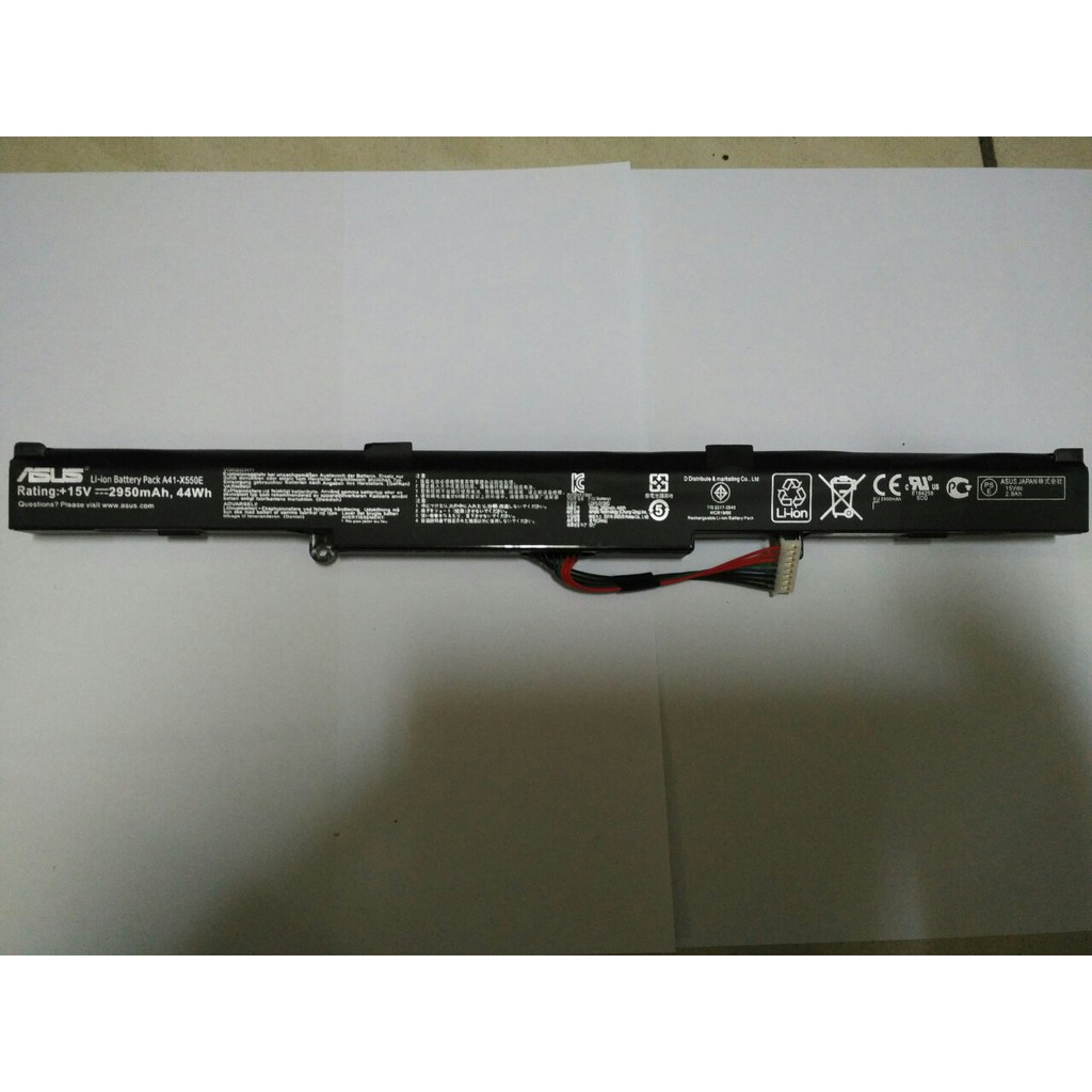 Original Baterai Asus A450LN A450V A450VB A450VC A450VE A550 A550C A550CA A550CC A41-X550E TANAM