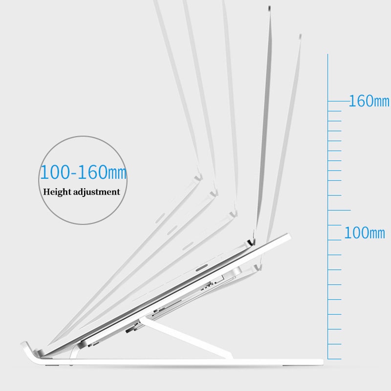 [Ready stock]Stand Laptop Lipat Bahan Aluminum Alloy Untuk Macbook Pro fashion praktis COD