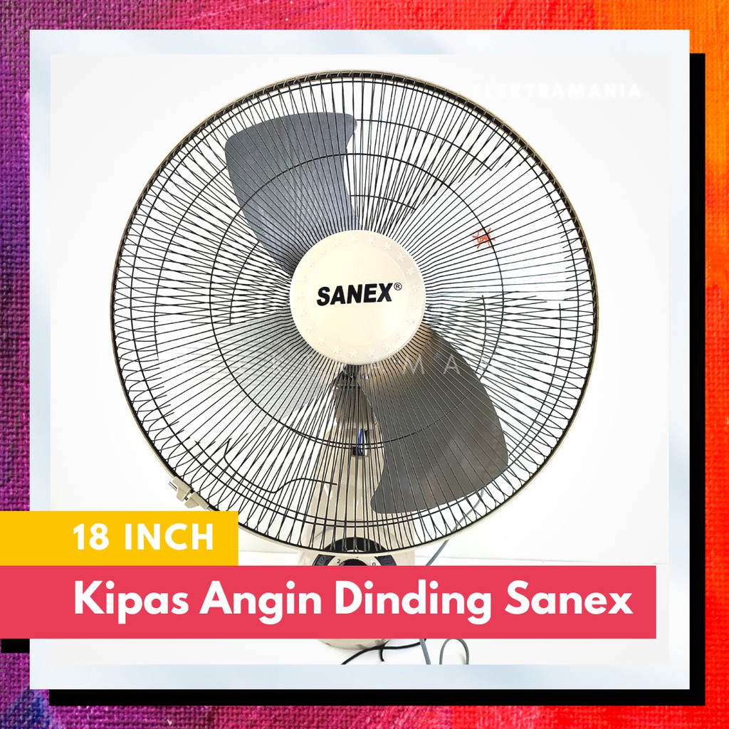 Kipas Angin / Kipas Dinding / Wallfan SANEX 18 Inch