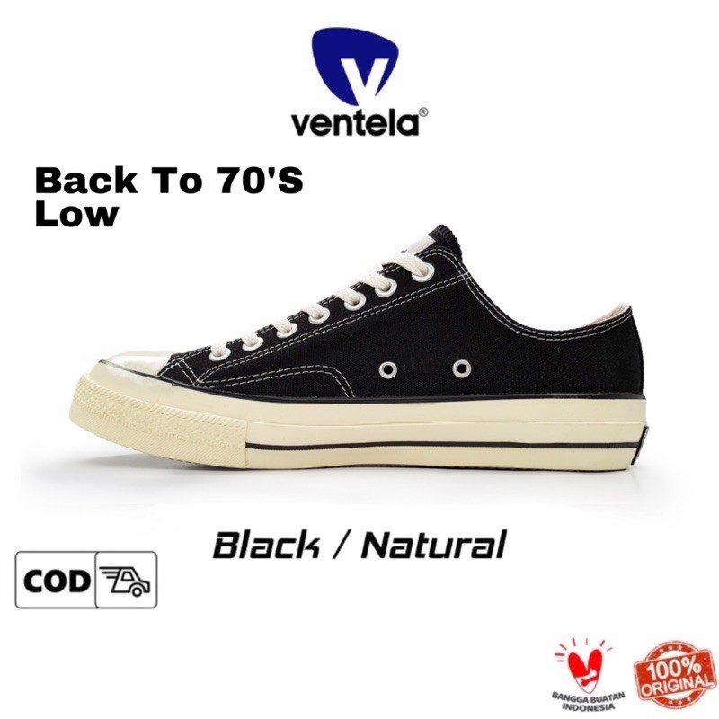 Ventela Bts Low Black Natural [OFFICIAL]