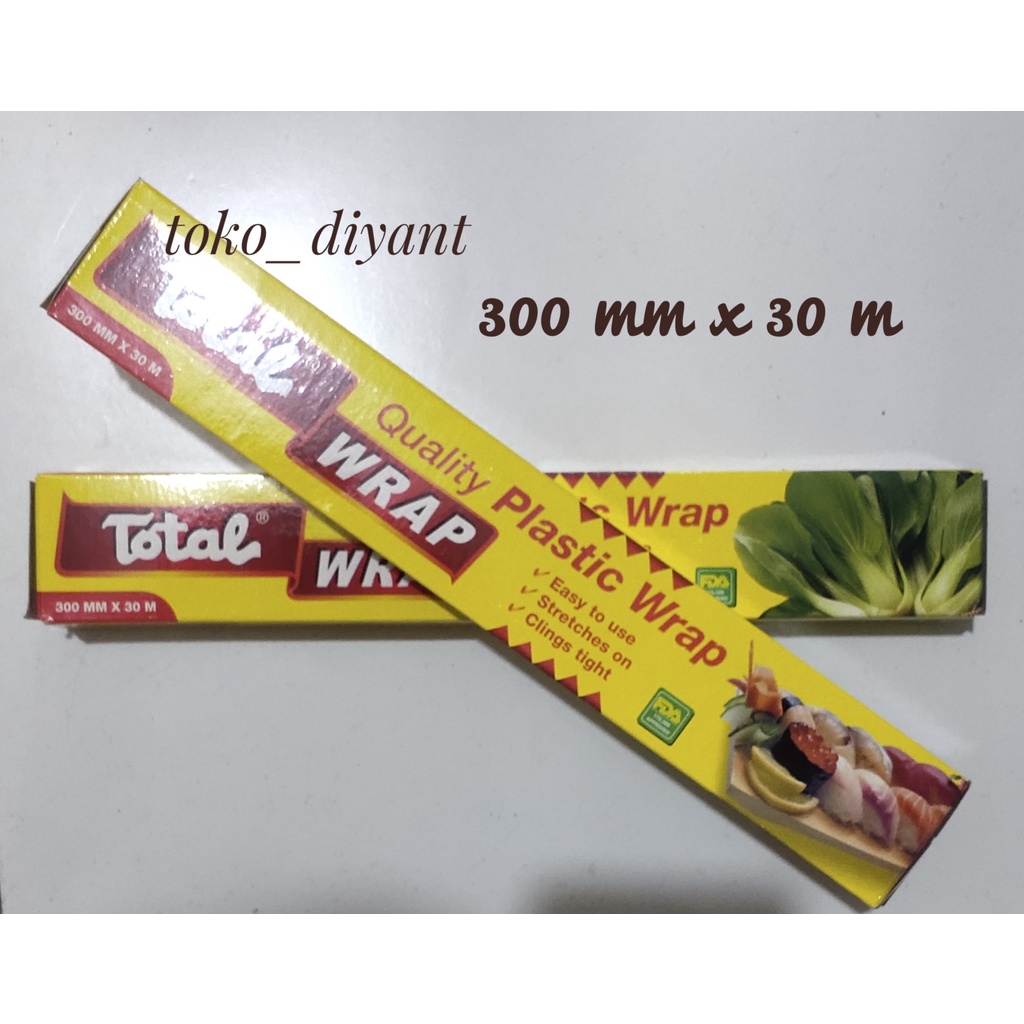 Plastik Wrap wrapping Total 30cm x 30mtr plasrik pembungkus buah , plastik roll wrap 300x30 30 cm x 30 M