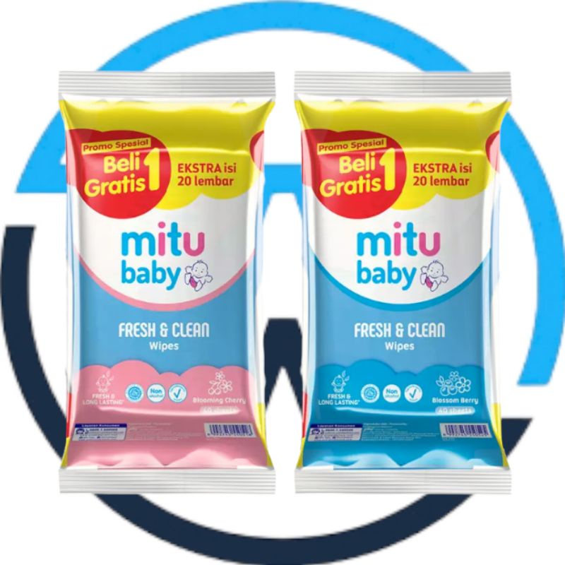 Mitu Baby Tisu Basah 50s Beli 1 Gratis 1