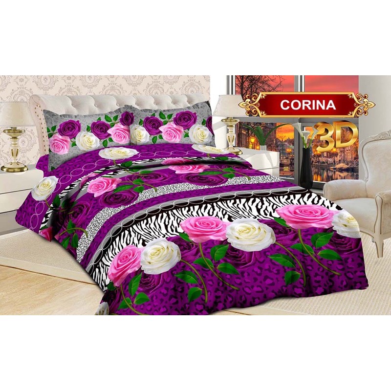 (BISA COD) SPREI BONITA DISPERSE 3D UK 180*200 CM