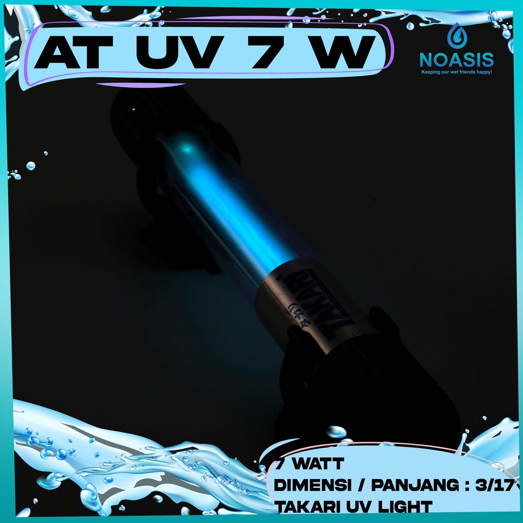 LAMPU UV ULTRAVIOLET AQUARIUM TAKARI 7 WATT AQUASCAPE