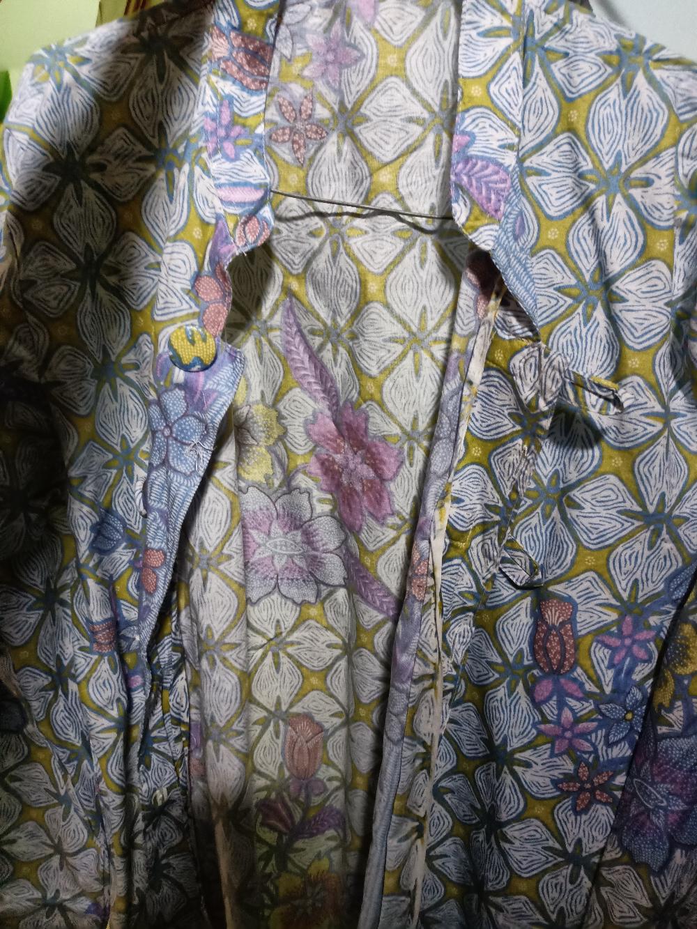 Batik Tunik Shibori Jumputan Terbaru Size S-3l / Hrb026 Yelbor Navbor / Biru