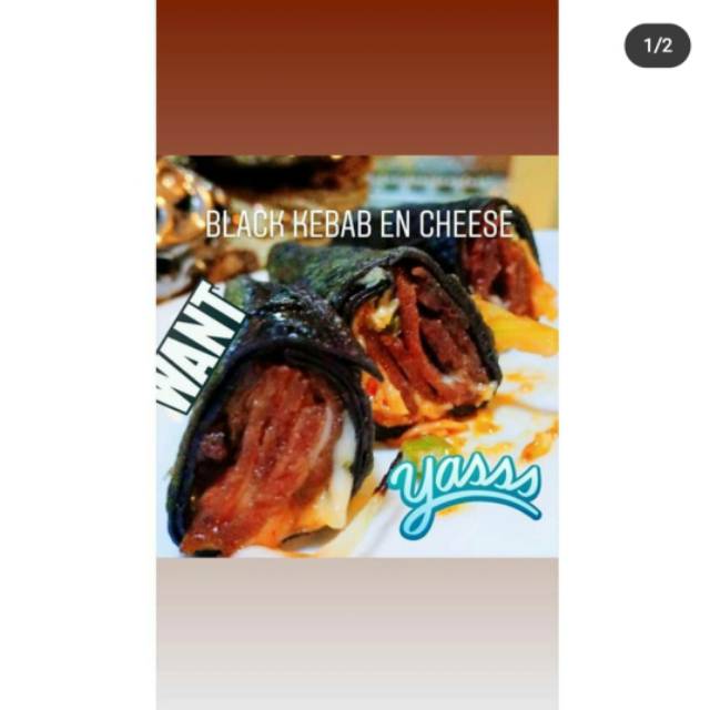 

Black Kebab & Cheese