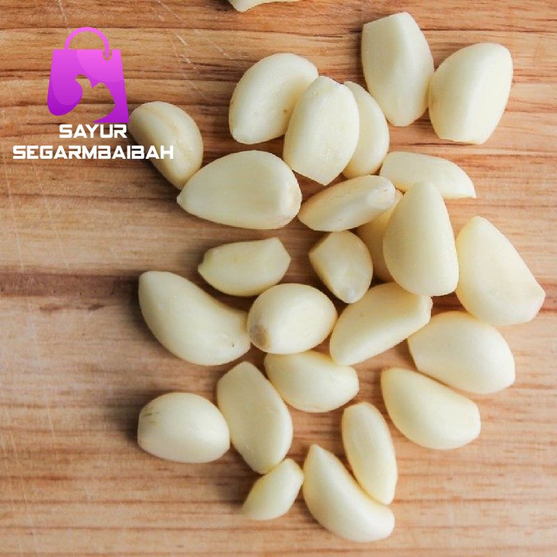 

bawang putih kupas segar/sayursegar