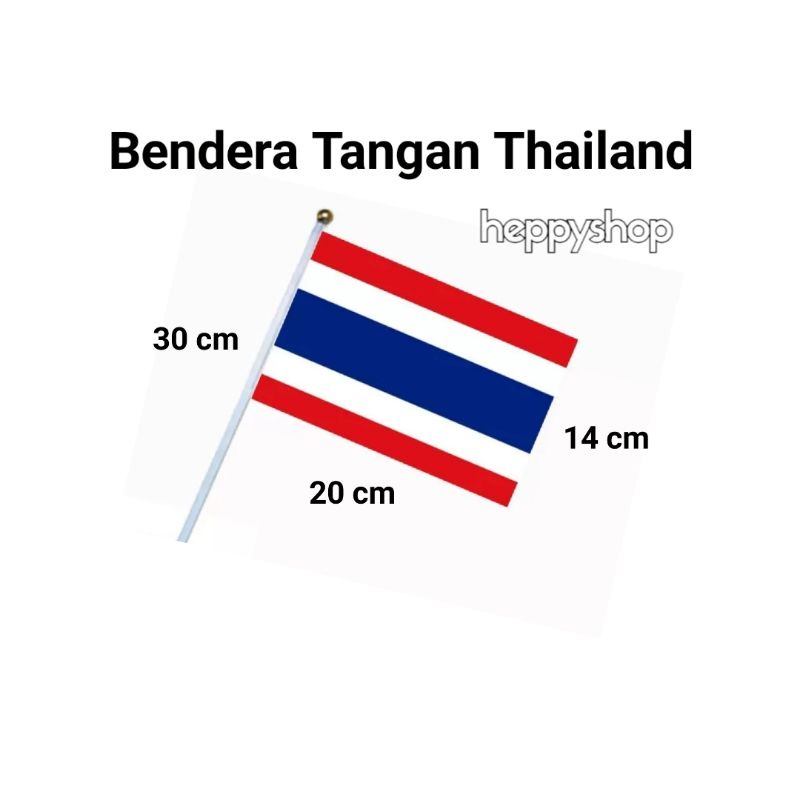 Jual Bendera Tangan Stik Pawai Negara Thailand Shopee Indonesia