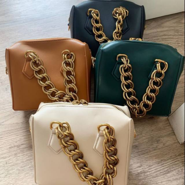 Tas cnk chunky chain handle crossbody bag