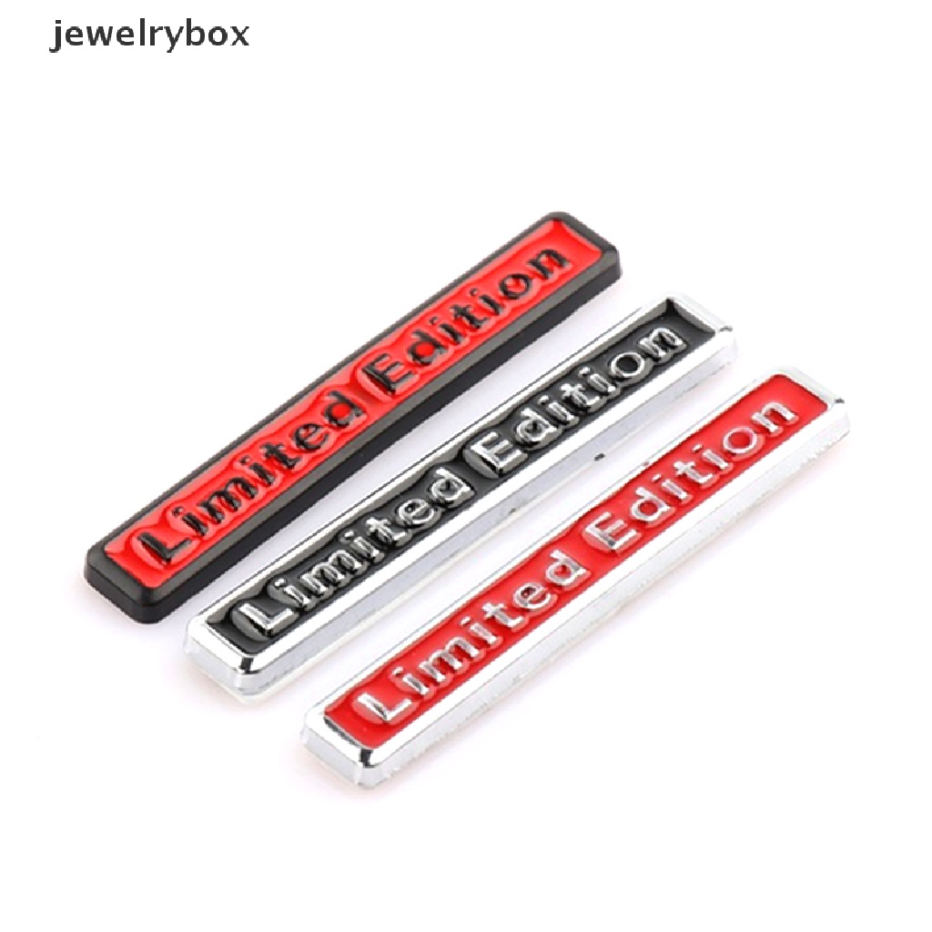 (Box) Stiker Emblem / Badge 3D Bahan Metal Chrome Edisi Terbatas Untuk Mobil / Motor