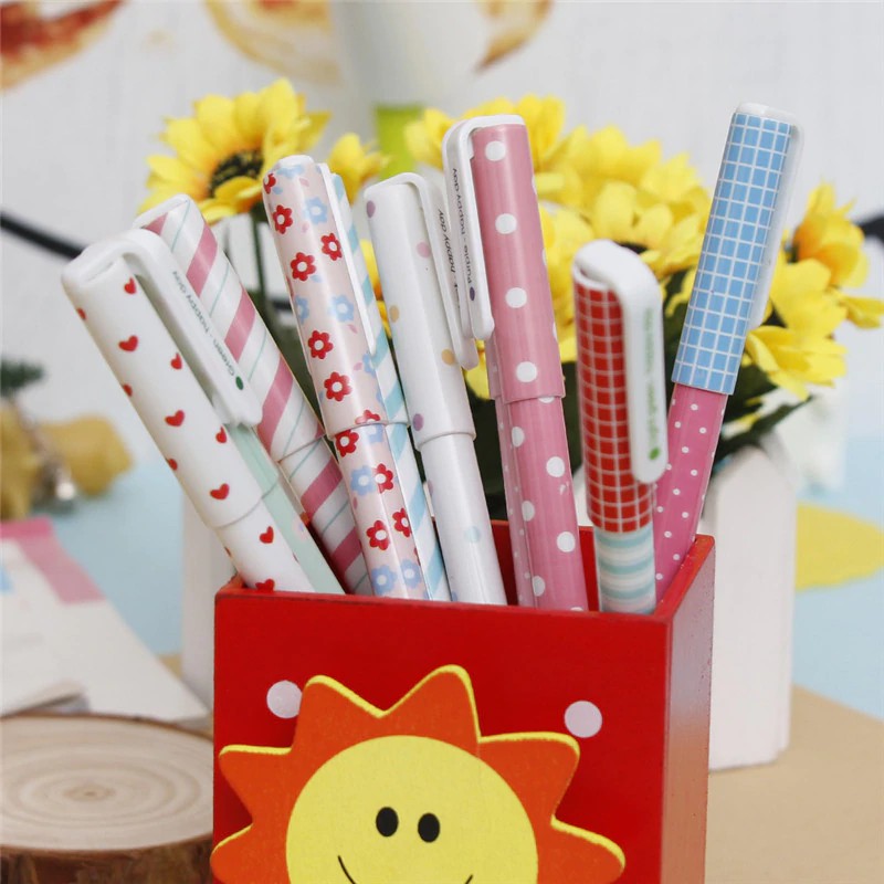 

INDORETAIL | 10 pcs/set Baru perlengkapan sekolah Korea Selatan Alat Tulis hati kecil berbasis air
