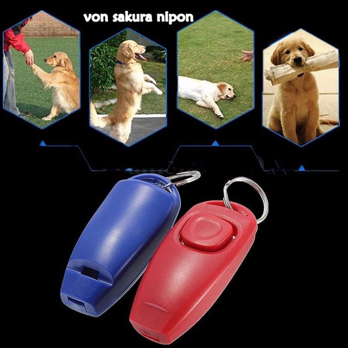 I-CLICKER CLICKER ALAT BANTU LATIH ANJING KUCING BURUNG + PLUIT