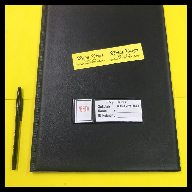 

Document Keeper 20 Lembar Tebal Motif Kulit / Clear Holder 20 Lembar