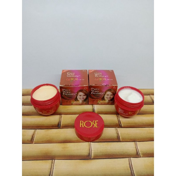 CREAM ROSE PURE WAY BEAUTY SIANG &amp; MALAM BPOM