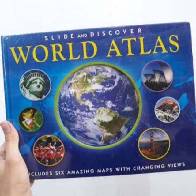 Slide and Discover WORLD ATLAS