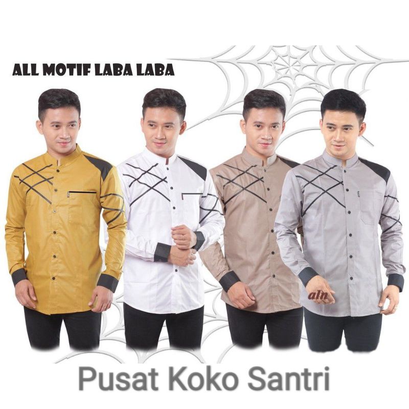Baju Koko Pria Lengan Panjang Koko Hadroh Syubbanul  Muslimin Gus Azmi Hilwa Az zahir Superspuun