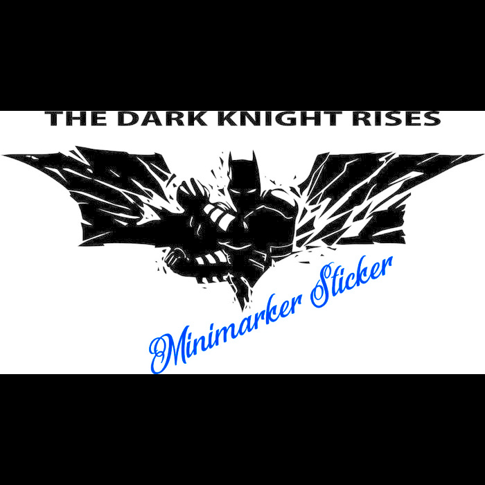 

sticker stiker batman vs superman the dark knight rises sticker kap Keren