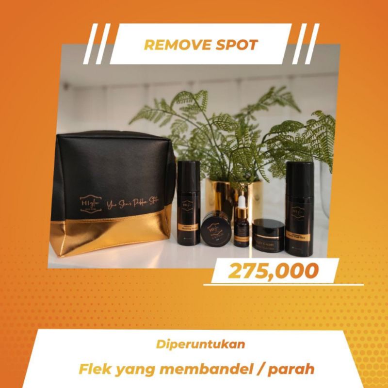 HI GLOW, REMOVE SPOT, UNTUK FLEK MEMBANDEL/PARAH